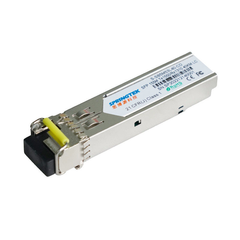 ماژول نوری SFP اترنت SFP BIDI 40km TX1550nm/RX1310 155M SM LC DFB DOM