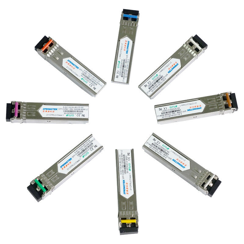 1.25G CWDM1270~1610nm Transceive SFP LC ER ZR ZR+ با ماژول نوری DDM