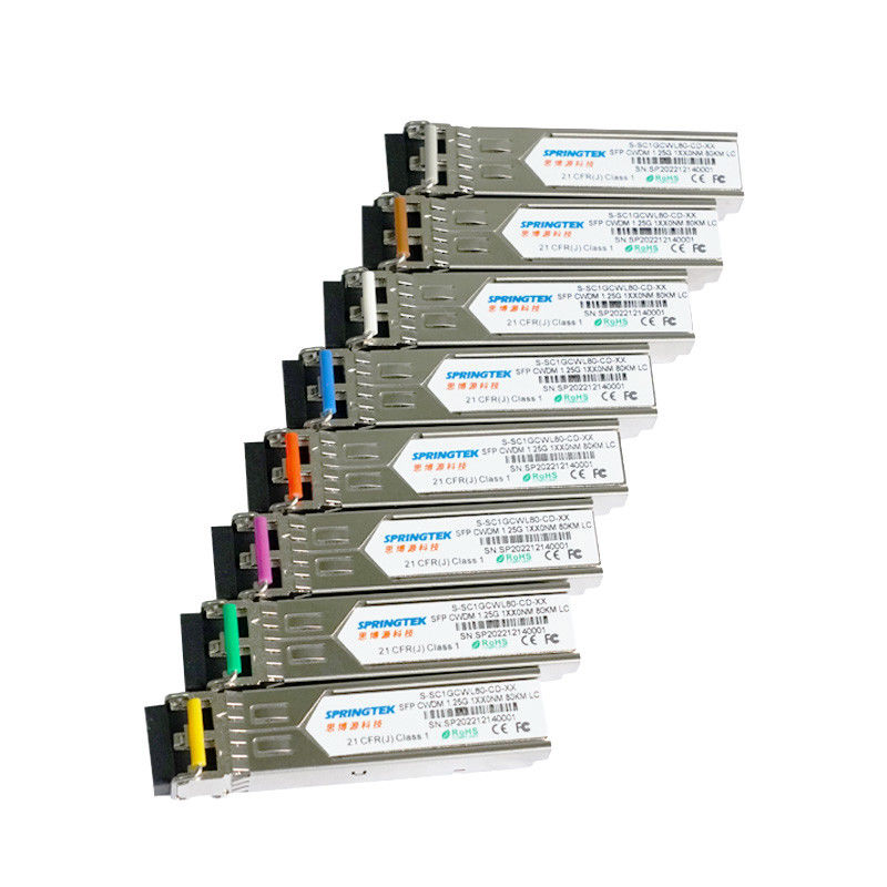 1.25G CWDM1270~1610nm Transceive SFP LC ER ZR ZR+ با ماژول نوری DDM