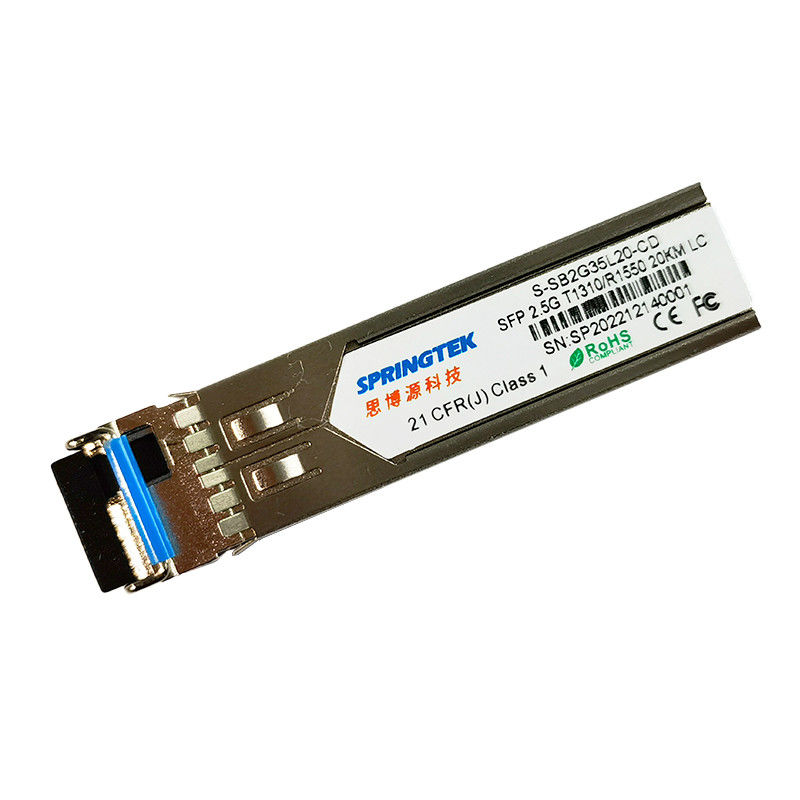 SFP BIDI 20km OEM LC 2.5G T1310/R1550nm ماژول گیرنده نوری با DDM