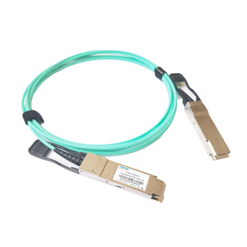 کابل نوری فعال اترنت اتاق سرور 10G /40G / QSFP28 100G AOC 1m 3m 5m 10m 15m 20m کابل نوری چین