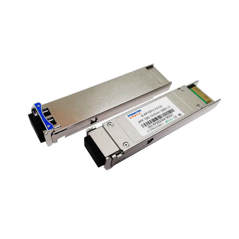 10GBASE-LR/LW OC-192/STM-64 ماژول DOM 10G XFP LR فرستنده و گیرنده نوری 1310nm 10km برای Dell