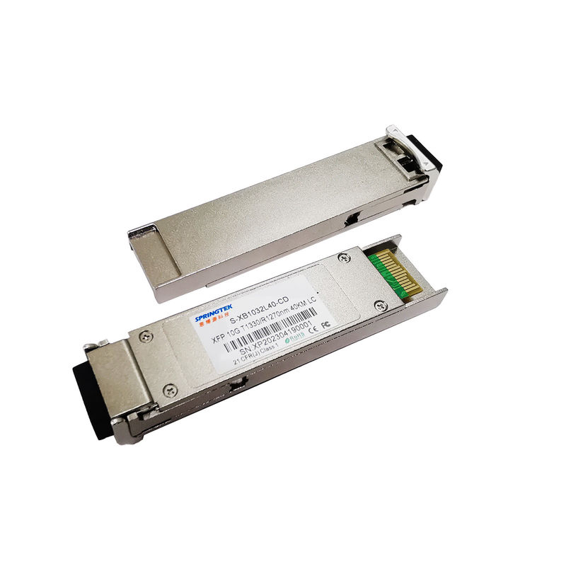 BIDI 40KM 1330nm 1270nm فرستنده تک فیبر 10G XFP ماژول های نوری BX XFP LC